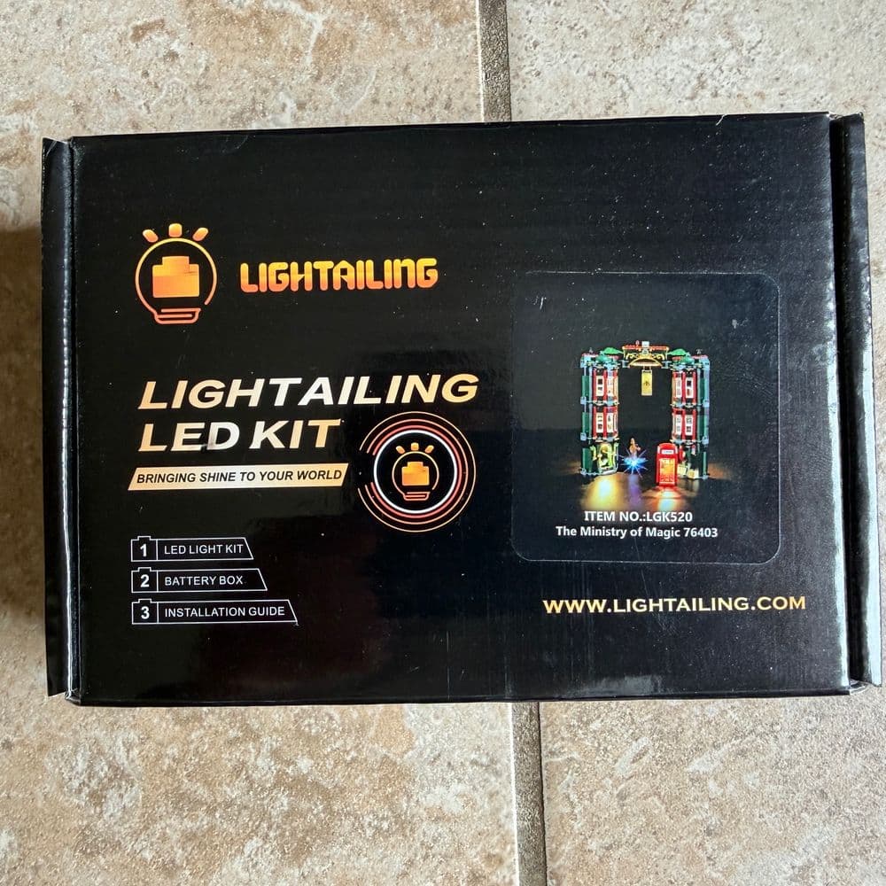 Lightailing kit for LEGO 76403 Ministry of Magic
