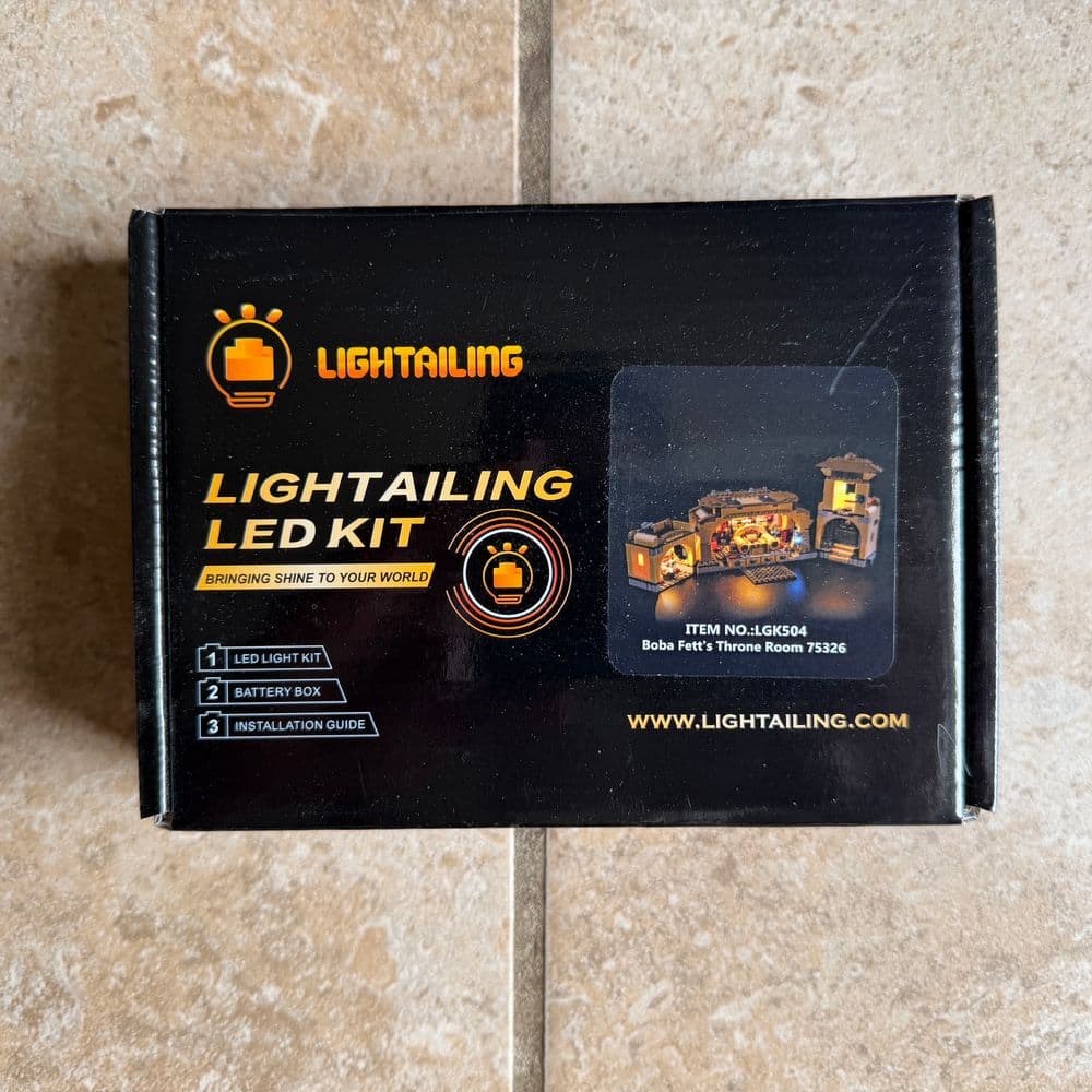 Lightailing kit for LEGO 75326 Boba Fett's Throne room
